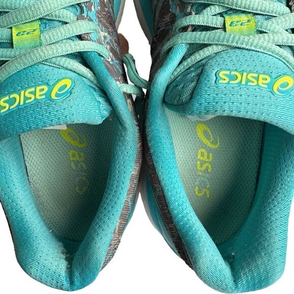 Asics Gel Kayano 23 Running Trainers Blue Yellow 7 - Picture 11 of 13